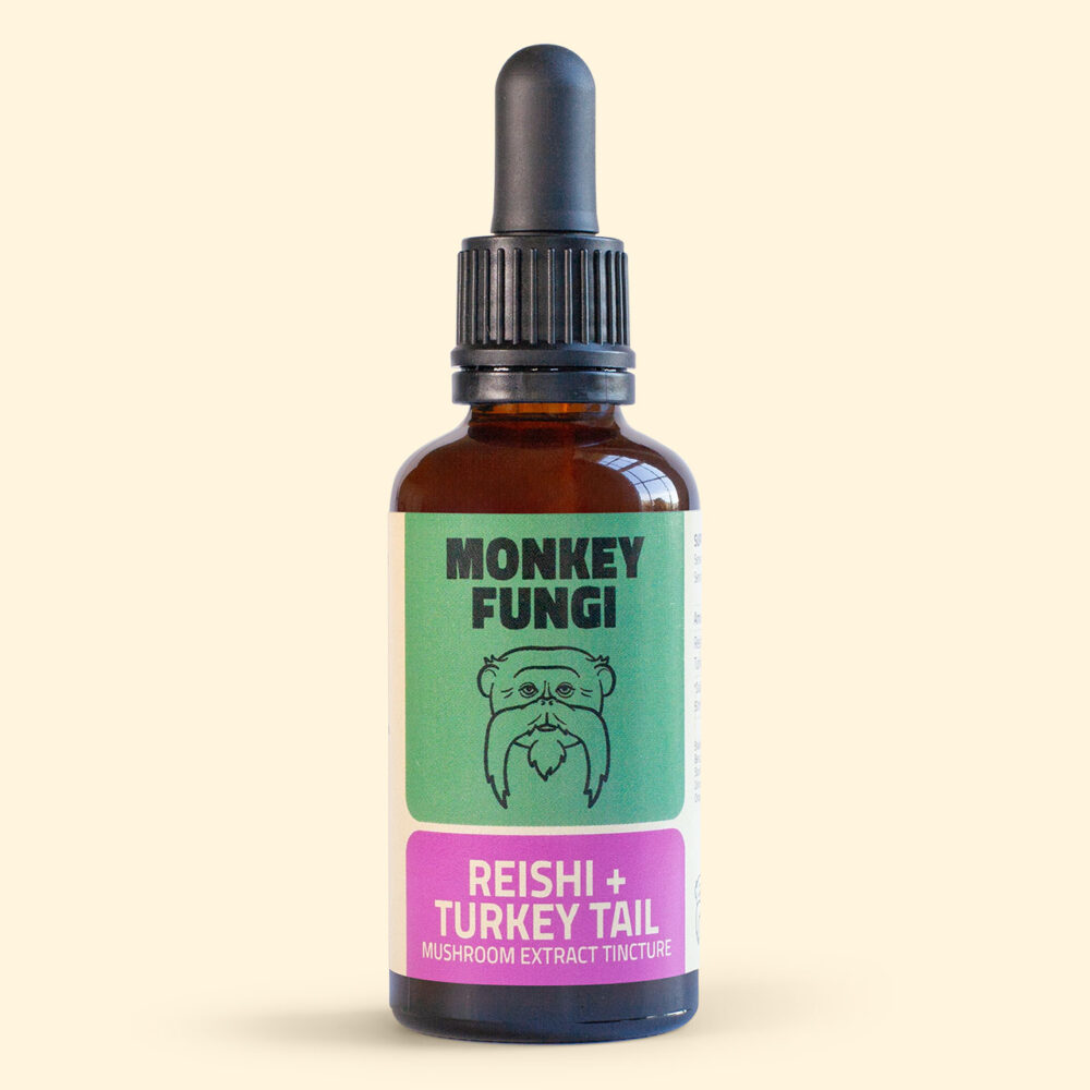 Resishi + Turkey Tail Mushroom Extract Tincture product photo