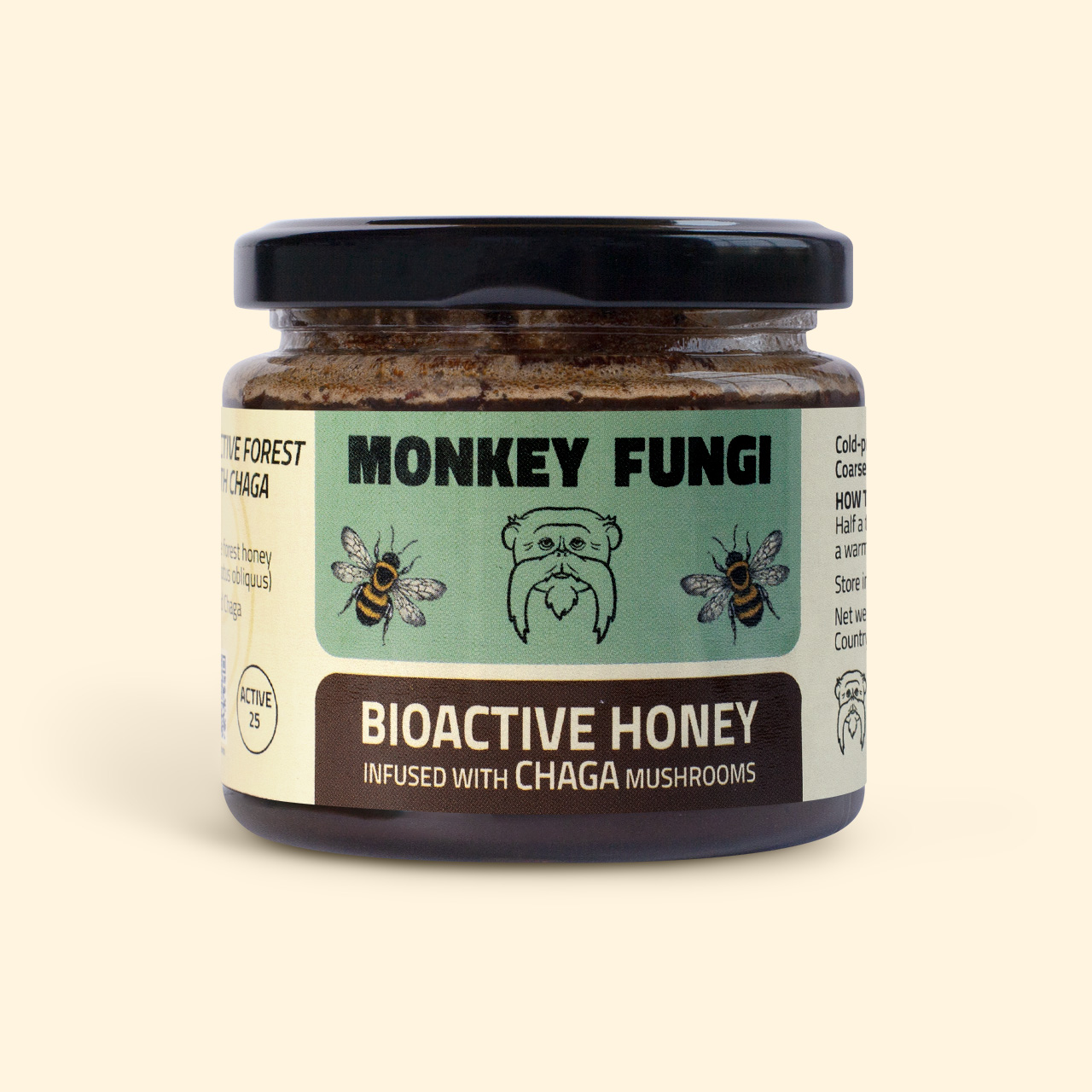 Bioactive chaga honey